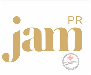 'PR jam Logo' Premium Vinyl Decal